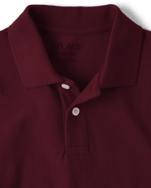 Polo en piqué d'uniforme pour garçon