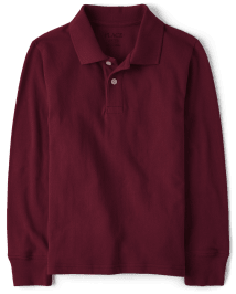 Polo en piqué d'uniforme pour garçon