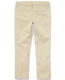 Pantalon chino skinny uniforme pour filles