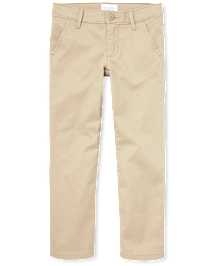 Pantalon chino skinny uniforme pour filles