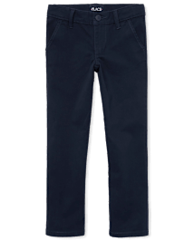 Pantalon chino skinny uniforme pour filles