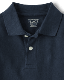 Polo en piqué d'uniforme pour bébés et tout-petits garçons