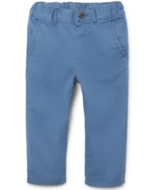 Pantalon chino moulant uniforme pour bébé et tout-petit garçon