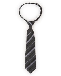 Cravate rayée d'uniforme pour tout-petits garçons