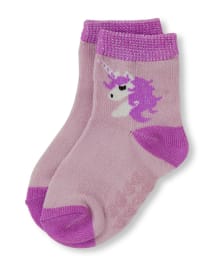 Toddler Girls Shimmery Striped Crew Socks 6-Pack