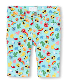 Girls Emoji Skimmer Shorts