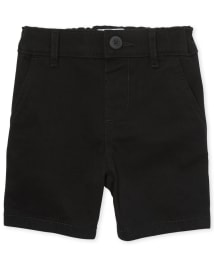 Toddler Girls Uniform Stretch Chino Shorts
