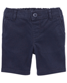 Toddler Girls Uniform Stretch Chino Shorts