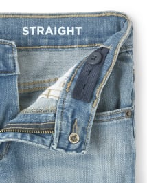 Boys Basic Stretch Straight Jeans