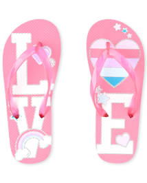 Girls LOVE Flip Flops The Children s Place CA PINK
