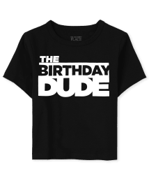 T-shirt graphique Birthday Dude pour bébés et tout-petits garçons
