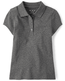 Girls Uniform Pique Polo - Plus