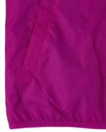 Veste coupe-vent uniforme pour filles
