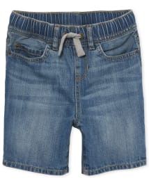 Boys pull on denim shorts sale