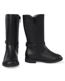 Toddler Girls Tall Faux Leather Boots The Children s Place CA