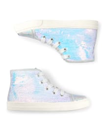 Girls sequin high tops online