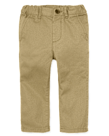 Baby And Toddler Boys Uniform Stretch Straight Chino Pants