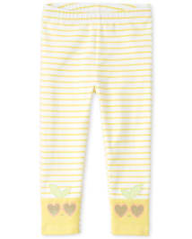 Baby And Toddler Girls Glitter Striped And Lemon Leggings SUNSHINE The Children s Place CA