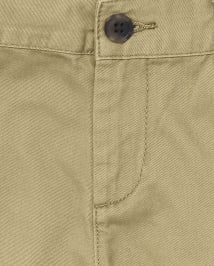 Short chino extensible pour garçon