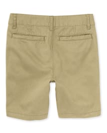 Short chino extensible pour garçon