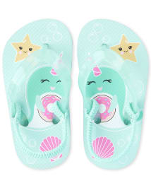 Narwhal flip flops 2025