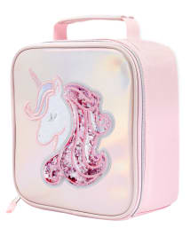 Girls Sequin And Confetti Shaker Unicorn Lunch Box The