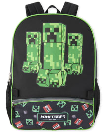 Minecraft bookbag shop and lunch box