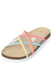 Girls Glitter Rainbow Clear Sandals MULTI CLR The Children s Place CA