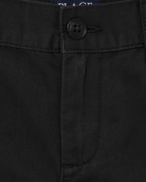 Lot de 2 shorts chino extensibles uniformes pour garçon