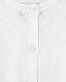 Toddler Girls Uniform Long Sleeve Bow Cardigan WHITE The Children s Place CA