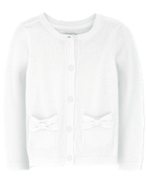 Girls white cardigan age 10 clearance