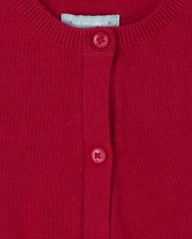 Cardigan à nœud uniforme pour toute-petite fille