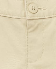 Toddler Girls Uniform Stretch Chino Shorts 2-Pack
