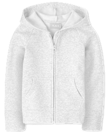 Sweat à capuche zippé Uniform Active Fleece pour filles