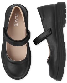 Girls Uniform Faux Leather Mary Jane Shoes The Children s Place