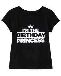 T-shirt graphique assorti pour anniversaire de famille pour bébé et toute-petite fille