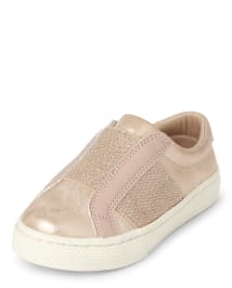 Toddler Girls Glitter Slip On Sneakers PINK The Children s Place CA