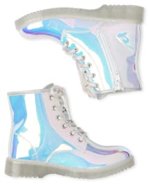 Holographic booties sales