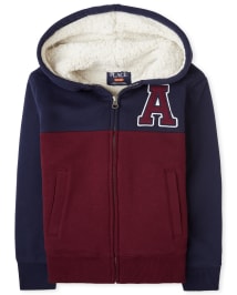 Boys hotsell sherpa hoodie