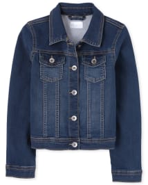 Girls Super Soft Denim Jacket DENIM The Children s Place CA