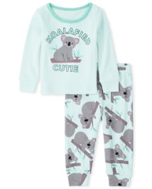 Pyjama en coton manches longues Koalafied To Stay Up Late
