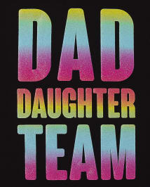 Girls Dad Daughter Graphic Tee