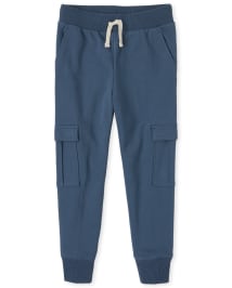 Boys Active French Terry Cargo Jogger Pants BLUE The Children s Place CA