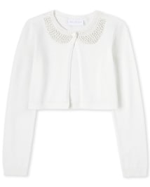 Kids cropped sales cardigan