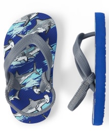 Toddler Boys Shark Flip Flops GREY The Children s Place CA