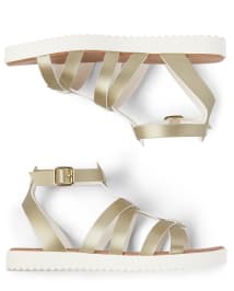 Girls Strappy Sandals GOLD The Children s Place CA