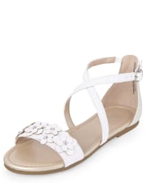 Girls hotsell iridescent sandals