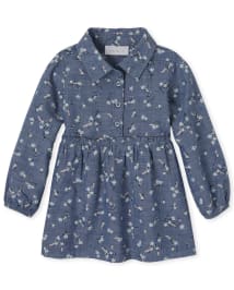 Baby girl chambray shirt clearance