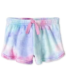 Girls Tie Dye Cozy Fleece Pajama Shorts The Children s Place CA