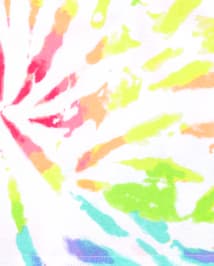 Ensemble de 2 pyjamas en coton ajustés tie-dye pour bébés et petites filles